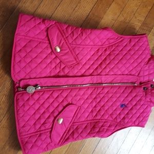 Joules 4T girl's quilted vest